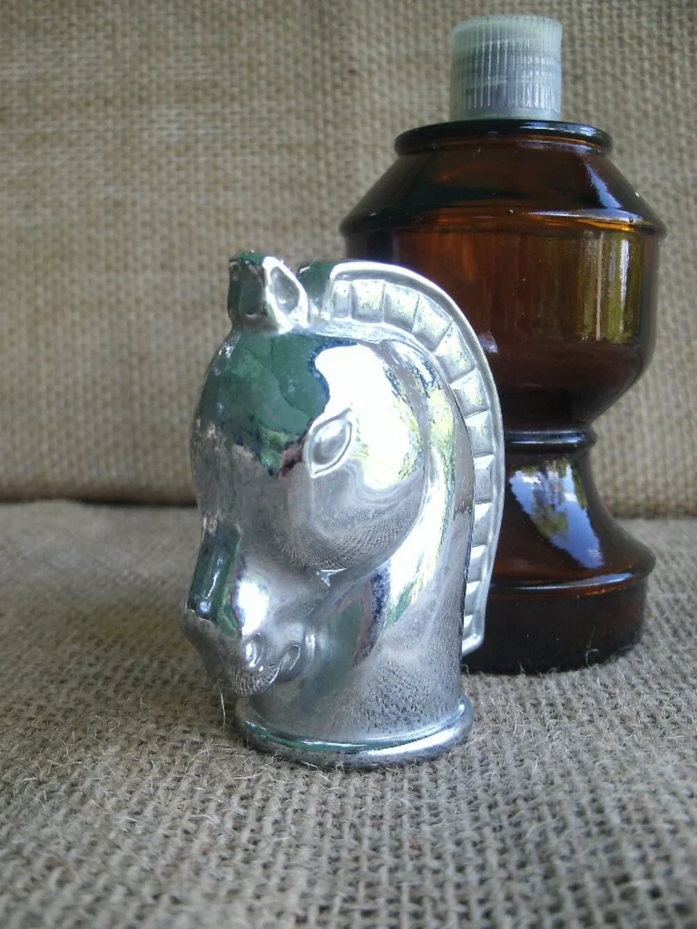 Vintage Avon Horse Knight Chess Piece Bottle